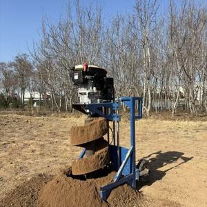 Hrd Factory Farm Portable <b>Gasoline</b>-powered Earth Auger Hole Digger 50cm Drilling Machine - Product Image 1