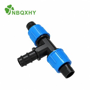Collection de raccords de branche pour tuyaux PE, 5 pièces : Coude / Té / Té en Y à écrou de sécurité + Raccord de branche à barbelures pour irrigation <span class=keywords><strong>goutte</strong></span> à <span class=keywords><strong>goutte</strong></span> en serre - Product Image 3