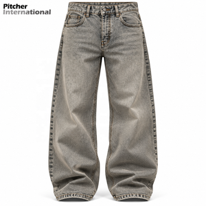 Wholesale mens <b>embroidered</b> denim <b>jeans</b> Custom mens <b>embroidered</b> denim <b>jeans</b> Denim <b>jeans</b> Streetwear Low MOQ - Product Image 5