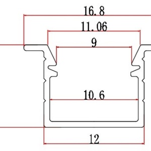 Style tendance : Bande LED encastrée au sol 12*10, personnalisable, pour profilé LED de plafond en aluminium, IP67, néon - Product Image 6