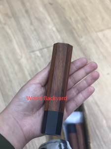 <span class=keywords><strong>Manche</strong></span> octogonal en <span class=keywords><strong>bois</strong></span> naturel <span class=keywords><strong>de</strong></span> palissandre et d'ébène, pré-remisé, poli et lustré, semi-fini, <span class=keywords><strong>pour</strong></span> bricolage, <span class=keywords><strong>pour</strong></span> manches <span class=keywords><strong>de</strong></span> couteaux et divers outils - Product Image 2