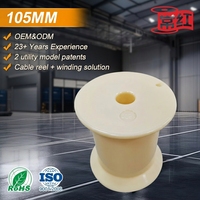 Bobina de Plástico de 105 mm para Embalaje, Material ABS para Cable de Cobre, Fibra Óptica, Filamento de Impresora 3D, Embalaje Industrial