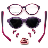 Lunettes de soleil polarisées pour enfants, garçons, avec sangle flexible magnétique réglable TR90 de luxe personnalisée 3601