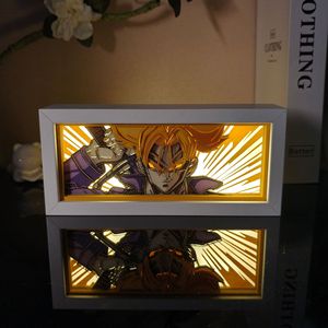 4 lampes de sculpture sur papier <span class=keywords><strong>Dragon</strong></span> Balls <span class=keywords><strong>Super</strong></span> Saiyan Vente en gros Anime Handmade 3D LED Night Light Crafts Toys Kids Christmas Gift - Product Image 5