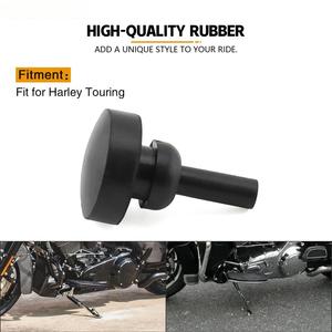 Protector de Goma para Soporte Lateral Black Jiffy, Compatible con Touring Electra Glide Street Glide Road Glide Road King <span class=keywords><strong>CVO</strong></span> 2007-2026 - Product Image 5