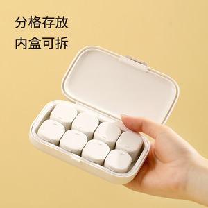 Daily Pill <b>Storage</b> <b>Box</b> Compartmentalized Portable Moisture Proof Travel Multifunctional Pill <b>Box</b> - Product Image 2