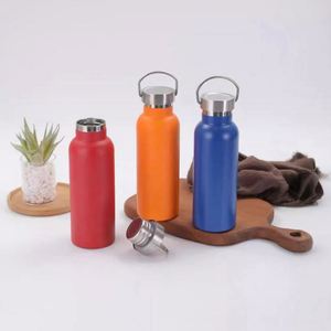 Bouteille d'eau personnalisée en acier inoxydable à large ouverture - Gourde isotherme personnalisable pour le sport et l'extérieur - Cadeaux en gros - Product Image 3