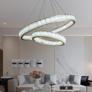 Marbre Tout Cuivre LED Lustre Nouveau Style Chinois De Luxe <span class=keywords><strong>Salon</strong></span> Chambre <span class=keywords><strong>Lampe</strong></span> Moderne Creative Designer Villa Restaurant Bar - Product Image 2