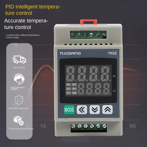 جهاز تحكم في درجة الحرارة TUOBANG TK6Z-14V RS485 مع منفذ توصيل رقمي، ثيرموستات رقمي PID مع مدخلات K/E/PT100، قابل للتخصيص حسب الطلب (OEM/ODM) - Product Image 2