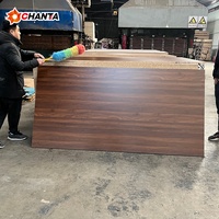 Panneaux de particules en bois E0 sur mesure, stratifiés PVC, 16mm 18mm, blancs, mélaminés, panneaux de particules stratifiés