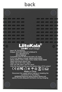 LiitoKala Lii-M4 5 V Type-c 3,7 V/1,2 V AA/AAA 18650/26650/16340/14500/10440/18500 Detektierbare Kapazität Batterieladegerät - Product Image 6