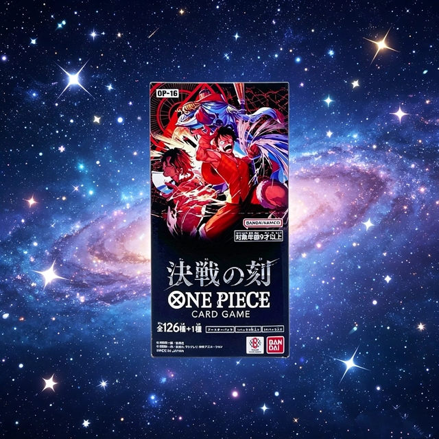 One-Pieces Card Game OPCG OP-16 Japanese Version Decisive Battle Theme 24 Packs Complete Box Factory Original Sealed Paper