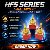 HFS-15 automatique en acier inoxydable palette interrupteur de débit d'eau liquide contrôleur vanne laiton capteur de débit d'eau contrôleur de pompe à eau