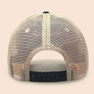 Custom Vintage Distressed Trucker Caps Washed Cotton Dad Hats with Woven <b>Patch</b> Retro Mesh <b>Back</b> Performance Hip Hop Men Women - Product Image 3