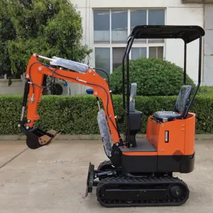 Free Shipping Mini Small Digger China Wholesale Compact Mini Excavators 1.2 Ton Prices For Sale