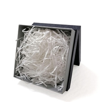 Papier de cuisson blanc naturel écologique de qualité supérieure, papier raphia déchiqueté pour l'emballage de boîtes à bijoux
