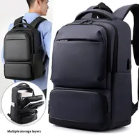 Sac à dos simple et léger Sacs de sport pour ordinateur portable de voyage de grande capacité Sacs de tendance Oxford étanches pour hommes