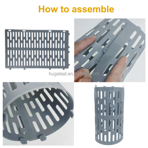 15 pièces de protection de <span class=keywords><strong>tronc</strong></span> d'<span class=keywords><strong>arbre</strong></span> de jardin en PE extensible flexible résistant aux UV à verrouillage facile pour la protection de la faune du jardin - Product Image 4