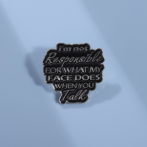 Série noire émail broche papillon chat coeur Wicca chapeau triste filles Club astronaute Scorpion vin Dragon lampe Badge Punk broches bijoux - Product Image 3