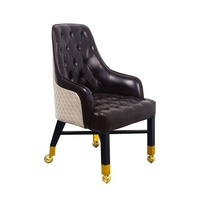 Luckyh — fauteuil confortable rembourré VIP, fauteuil de jeu, siège avec roulettes, Logo brodé, pour Poker de Poker