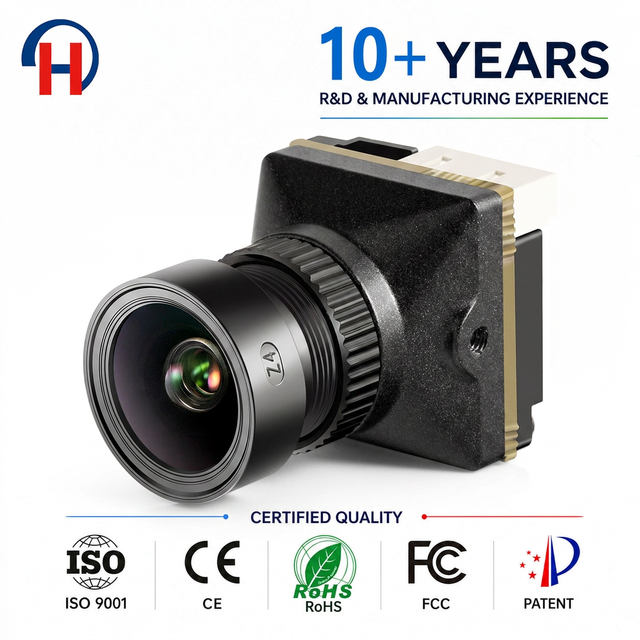 Factory-provided Pro-wide Dynamic FPV Drone Camera with Black Light and Night Vision Capabilities