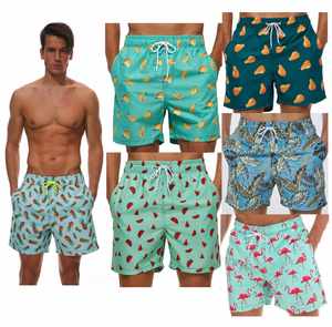 Shorts de Baño para Hombre Video FACTORY, Shorts de Playa para Hombre, Trajes de Baño, Shorts de Poliéster para Hombre de Secado Rápido - Product Image 1