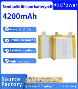 بطارية ليثيوم شبه صلبة للطائرات بدون طيار من الشركة المصنعة 1065555، عالية الضغط 3.7 فولت/3.8 فولت، 4200 مللي أمبير في الساعة - Product Image 3