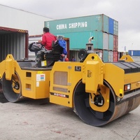 Compacteur routier vibrant tandem à entraînement mécanique de 10 tonnes RVS6M fabriqué en Chine avec prix XD102