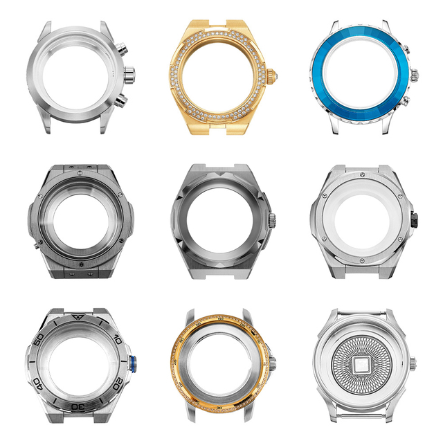 BURRIVA ODM OEM Watch Case Manufacturer 316L 904L Stainless Steel Titanium Automatic Mechanical Watch 3-20ATM Waterproof