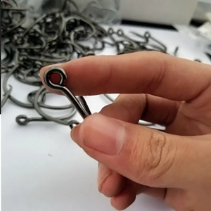 Fjord thép carbon cao Cá Ngừ cá mập móc mạnh nhất Đen nickle Vòng tròn móc - Product Image 5