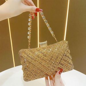 Borse da Sera con Strass per Matrimoni, Balli di Gala, Pochette con Perline e Cristalli per Donne - Product Image 5