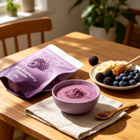 Private Label OEM Gefreeze-droogd Zwarte Frambozenpoeder Zwarte Frambozenextract Zwarte Frambozenfruitpoeder