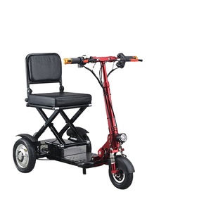 Topmedi 3 ruedas plegable de la movilidad eléctrica Scooter para adultos mayores - Product Image 1