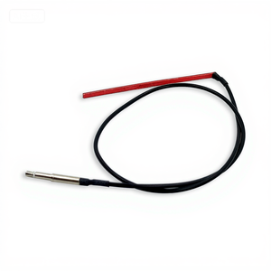 Accesorios para Guitarra Acústica, Palanca Piezoeléctrica de Acero con Conectores de 2.5mm, Punto de Presión Rojo, Púa de Guitarra Acústica de Material Plástico - Product Image 4