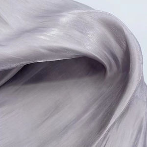 Vestido de satén con memoria de seda brillante Rainbow Island <span class=keywords><strong>Fabrick</strong></span>, tela de camisa de organza de satén sedoso de satén brillante - Product Image 5