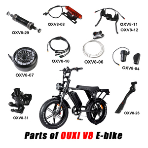 Nuova Immagine Set Completi di Fabbrica di Accessori e Parti di Ricambio <span class=keywords><strong>per</strong></span> Bicicletta Elettrica da Montagna Dirt Fat Bike OUXI V8 da 20 Pollici - Product Image 2