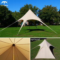 Gran oferta, carpa de araña en forma de estrella blanca grande clásica, toldo impermeable para sombrilla para eventos de fiesta al aire libre