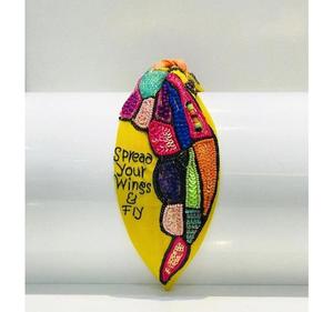 Fashionable Handmade Headband with Vibrant Multicoloured Seed Beads Perfect for Women Looking for Classy Hair <b>Accessories</b> - Product Image 1