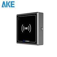 Lector RFID de Largo Alcance AKE ODM, Control de Acceso para Estacionamientos, Escáner de Códigos de Barras 2D, Lector de Códigos QR, Lector de Tarjetas NFC, ABS
