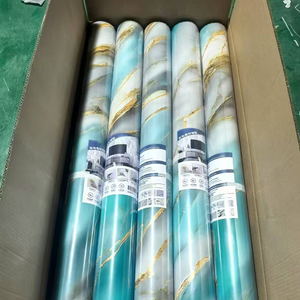 Pegatina de PVC Autoadhesiva Fácil de Instalar, con Diseño de Mármol, Antimoho, <span class=keywords><strong>para</strong></span> Decoración de Paredes en el Hogar, Sala de Estar y Dormitorio - Product Image 5