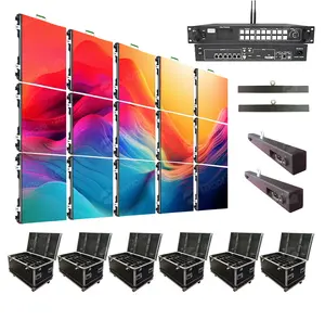 500x500mm Indoor Outdoor Giant Stage Background Led Video Wall P2.6 P2.9 P3.91 P4.81Seamless Splicing Rental LED Display Screen