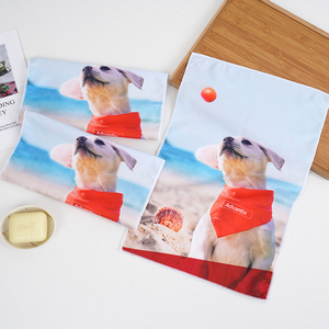 Các nhà sản xuất đến để tùy chỉnh siêu mịn sợi kỹ thuật số in khăn nhỏ với mô hình động vật quảng cáo quà tặng khăn vv - Product Image 2