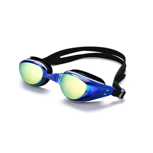 <span class=keywords><strong>Gafas</strong></span> <span class=keywords><strong>de</strong></span> Natación <span class=keywords><strong>de</strong></span> Silicona Clásicas con Protección UV Antivaho, Lentes Espejadas para Entrenamiento y Competición, Personalizadas para Adultos - Product Image 1