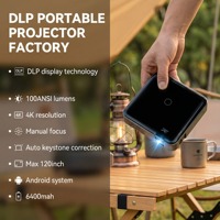 Projecteur portable Aome S100 natif 1080p, 5G Full HD WiFi BT 4K 3D Dlp Home Theater Beamer, lampe LED intégrée, manuel, extérieur