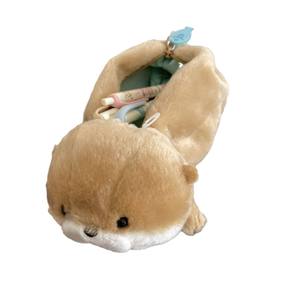 ZGBROTHERS 2025 Estuche de Peluche de Nutria Pequeña y Adorable, Nuevo Estuche para Lápices Estilo Ins, Bolsa de Almacenamiento de Animales Pequeños de Gran Valor, Diseño de Dibujos Animados - Product Image 5