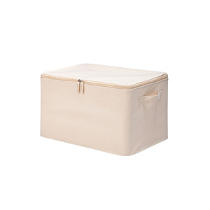 Clothing Organizer Storage Box Rectangle Solid Color Large Capacity <b>Wardrobe</b> Bedroom Use - Product Image 2