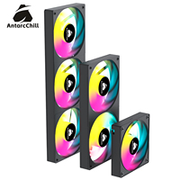 Ventilador de Caja AntarcChill de 120 mm, Directo de Fábrica, Alto Rendimiento, Alta Velocidad, 2000 RPM, Bajo Ruido, Silencioso