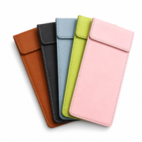 Porte-Comptes Magnétique de Luxe en Cuir Végétalien Imperméable à Carreaux pour Restaurants, Cafés et Hôtels – Housse Moderne pour Billets de Restaurant