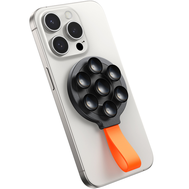 Round Magnetic Silicone Mobile Cell Phone Suction Cup Free Holder