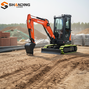 จัดส่งฟรี SHANDING รถขุดขนาดเล็ก 3 ตัน คุณภาพสูง พร้อมเครื่องยนต์ Eaton กระบอกไฮดรอลิก ได้รับการรับรองมาตรฐาน CE และ EPA จากจีน - Product Image 6